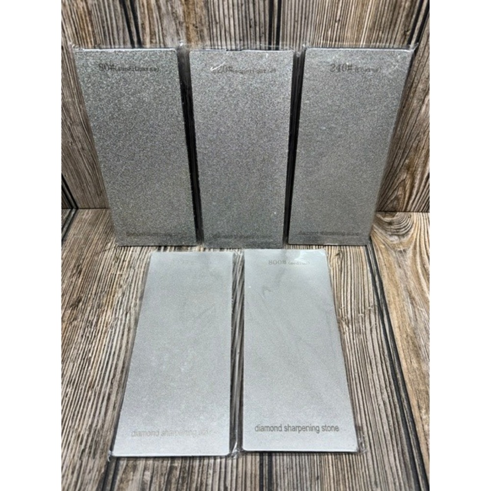5 Pcs Diamond Sharpening Stone Set Lapping Plate